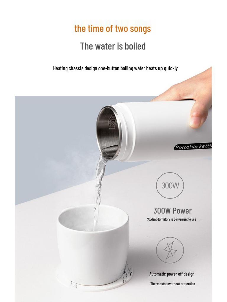 Portable Electric Heating Cup for Travel and Office