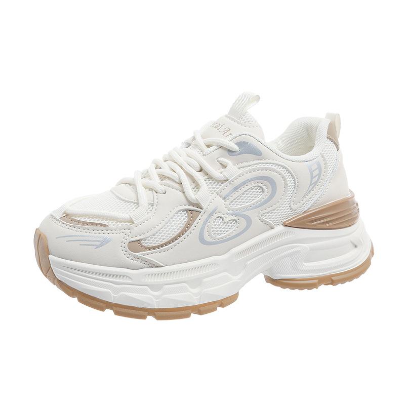 

202 dad shoes женская мода осень новая платформа повседневная универсальная дышащая сетчатая беговая спортивная обувь 35