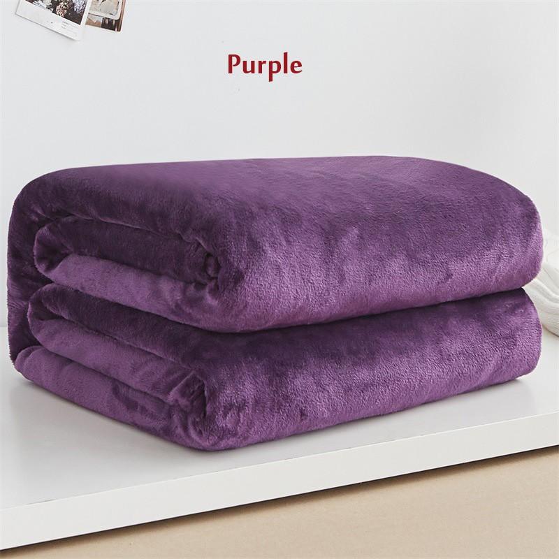 Weiche Decke Einfarbig Fleece Bett Werfen Handtuch Bettwäsche Blatt Für Erwachsene Hause Schlafzimmer Sofa Reise Büro Nickerchen Decken
