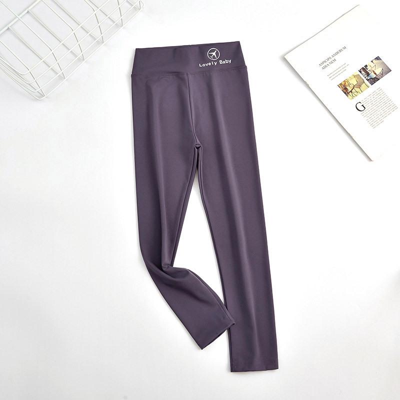 

Леггинсы Sharkskin Airplane для девочек - тонкий стиль весна/лето, модные детские брюки для верхней одежды 130cm серый