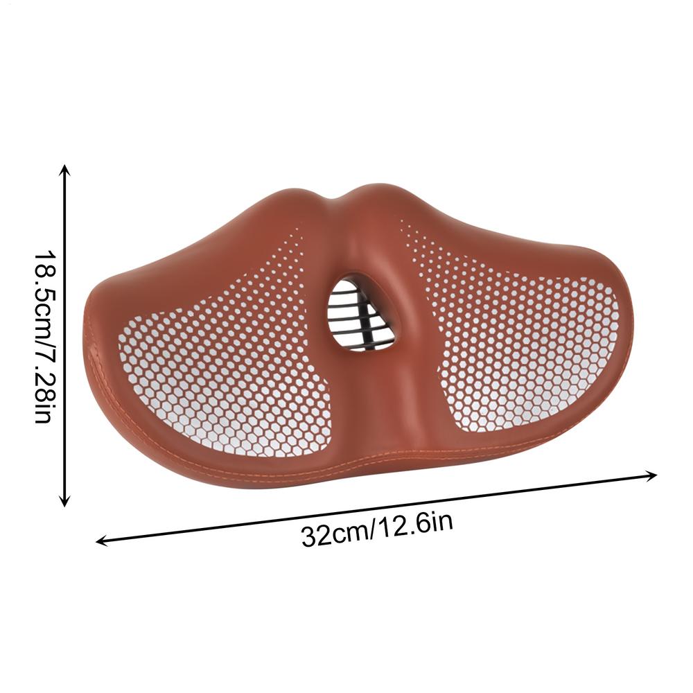 

Mountain Bike Saddle Widened Seat Cushion Shock Absorbing Cycling Accessories Ventilated Riding Supplies For Daily Commute коричневый