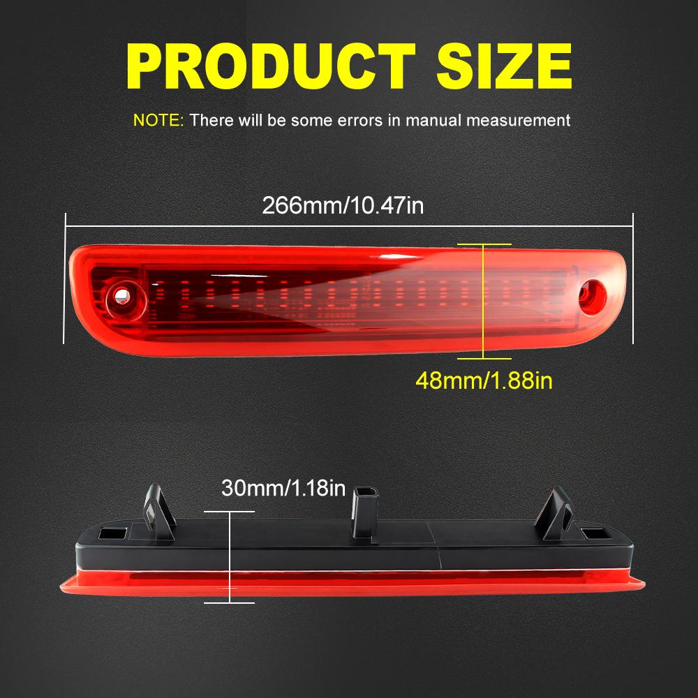 1PC For Peugeot Boxer Citroen Relay Fiat Ducato 2007-2025 Car LED Third Brake Light High Mount Stop Signal Lamp OEM# 1340670080