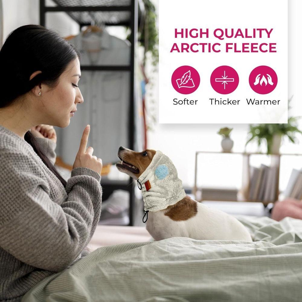 Cute Anxiety Relief Dog Calming Earmuffs Adjustable Noise-proof Pet Hat Warmth Breathable Puppy Cap