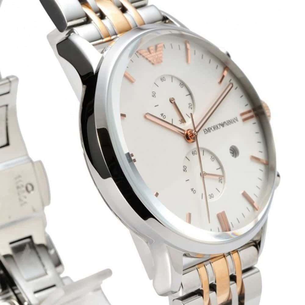 Emporio Armani AR0399 Chronograph Two-Tone Men's Watch