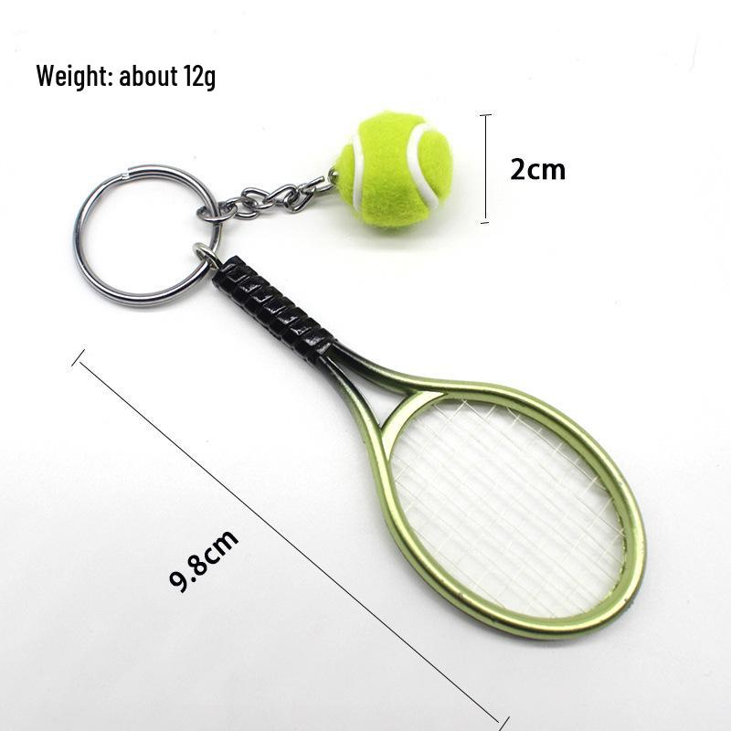 New Tennis Keychain Pendant: Sports Tennis Gift