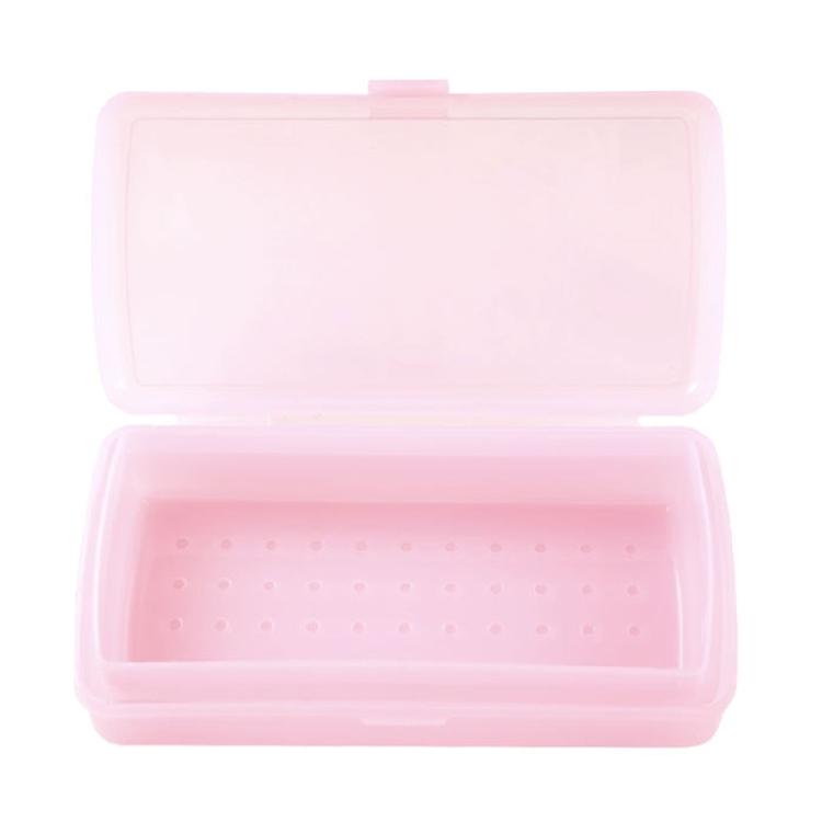 Quick Dry Manicure Equipment Disinfections Box Alcohols Immersions Cleaning Case Portable PP Construction Hygiene Case