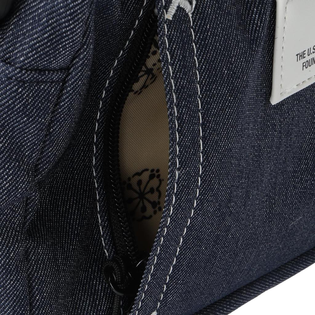 Lee Polyester Mini Horizontal Shoulder Size sonic+ (Denim-Like) Water-Repellent Bag, 320-1331, 320-1331-03