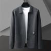 ROMON Men's 2026 Autumn Polo Collar Cardigan Sweater