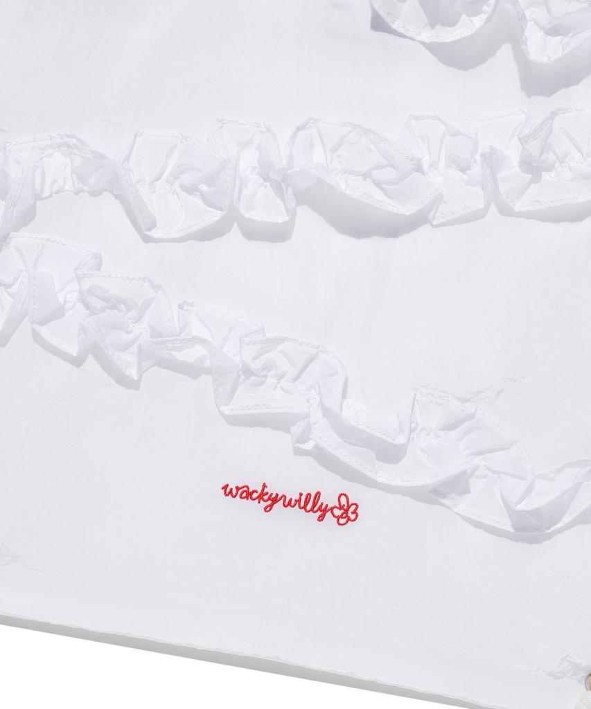 Wacky Willy Women'S Frill Gym Sack White