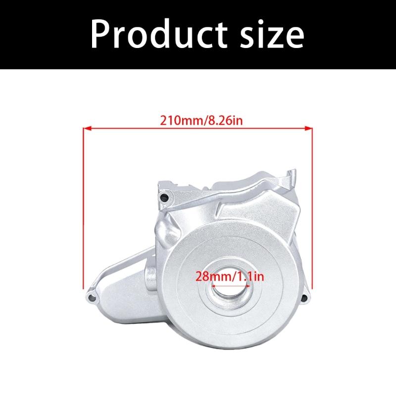 110cc Left Engine Housing Cover for Horizontal Engines, Metal Repair Part for Trail Bike and Pit Bike Service Use