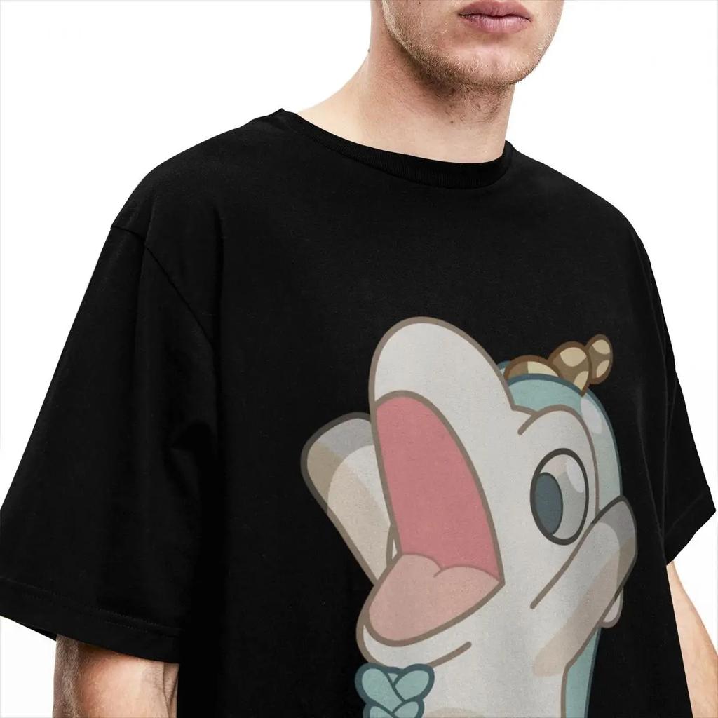 Unicorse Screaming T Shirt Summer Blueyed Anime Vintage T-Shirts Cotton Hip Hop Tee Shirt For Men Short Sleeve Casual Clothes