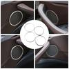 Door Speaker Sound Cover Chrome Trim Ring for BMW X3 F25 X4 F26 2018-2023