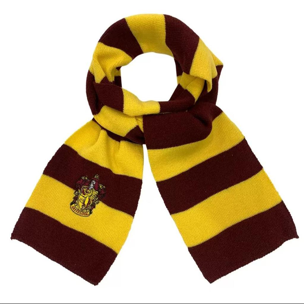 Harry Potter Emblem Scarf - Movie Style Cosplay Accessory