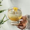 Handblown Clear Glass Tumbler 380ml 450ml Modern Minimalist Whiskey Cup Cold Drinks Juice Coffee