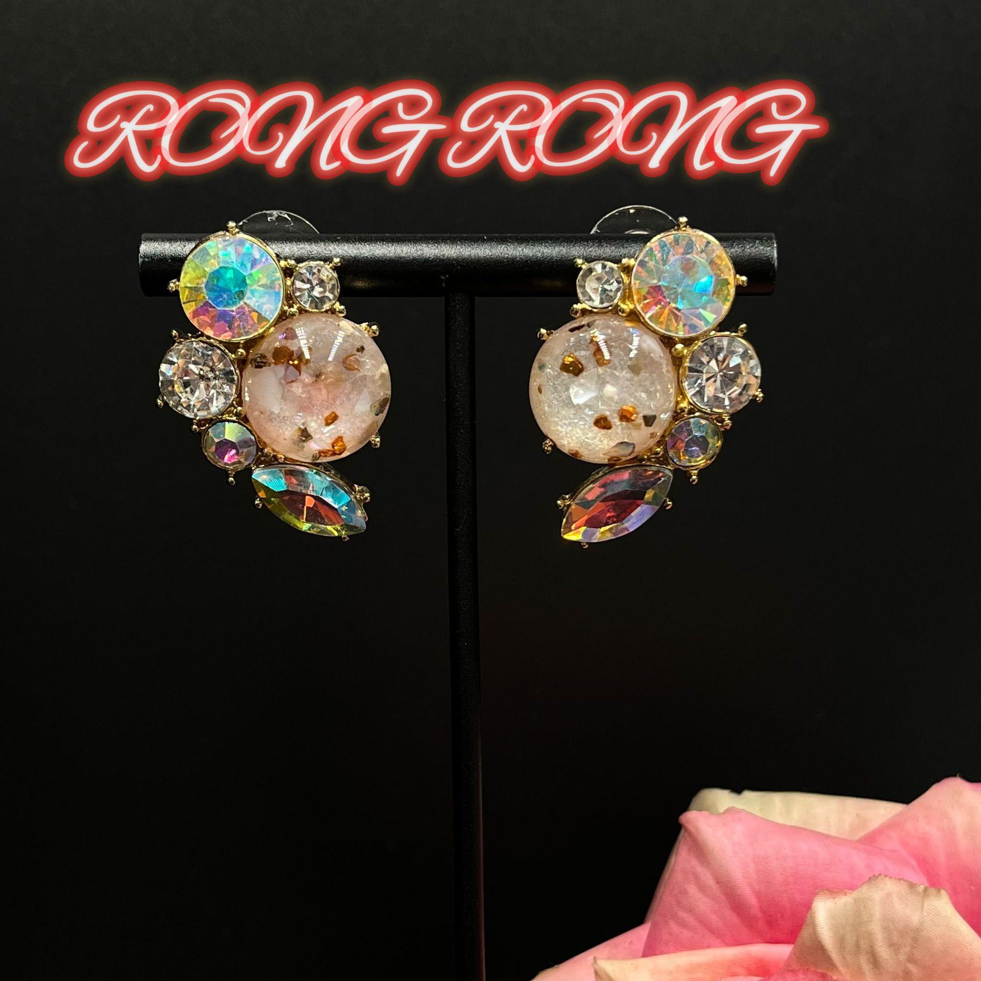 Европейские и американские ретро-роскошные тяжелая промышленность инкрустированные бриллиантами хрустальные средневековые украшения, продвинутое чувство винтажный темперамент средневековые украшения