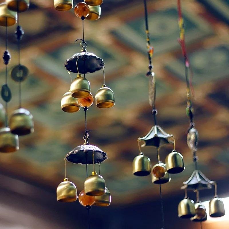 10Pcs Small Brass Mini Bells - DIY Wind Chime/Door Bell Accessories for Christmas Decor.