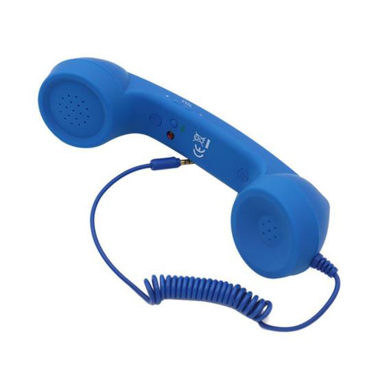 Retro Phone Handset with 3.5MM Socket Type-C Cellphone Smartphone Handheld Receiver Universal Vintage Old