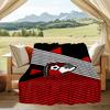 1PC Soccer Ball Afc Crest Printed Soft Flannel Blanket Throw for Adult Bedroom Living Room Sofa Camping Travel Fan Gifts Christmas Gifts