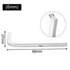 L  for Shape Square Head Wrench Square Key 4 Point Wrench Screwdriver Set 3-10mm
