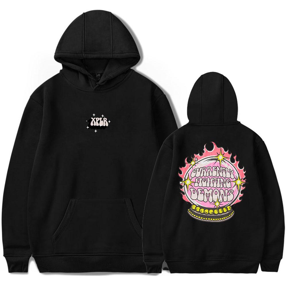 XPLR CFD Logo Stampato Sam and Colby Merch Felpe Uomo Donna Unisex Hip Hop Oversize Casual Tuta Felpa Harajuku YK2 Top