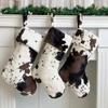 20 Inch Christmas Stockings Furry Christmas Gift Bag Christmas Socks Pendant  Farmhouse