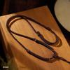 Hand-Woven Eight-Strand Unisex Necklace Rope for Pendants, Jade, Beeswax, Thangka