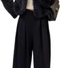 High-Waisted, Wide-Leg Pants: Slimming, Hip-Covering Style for Spring & Autumn