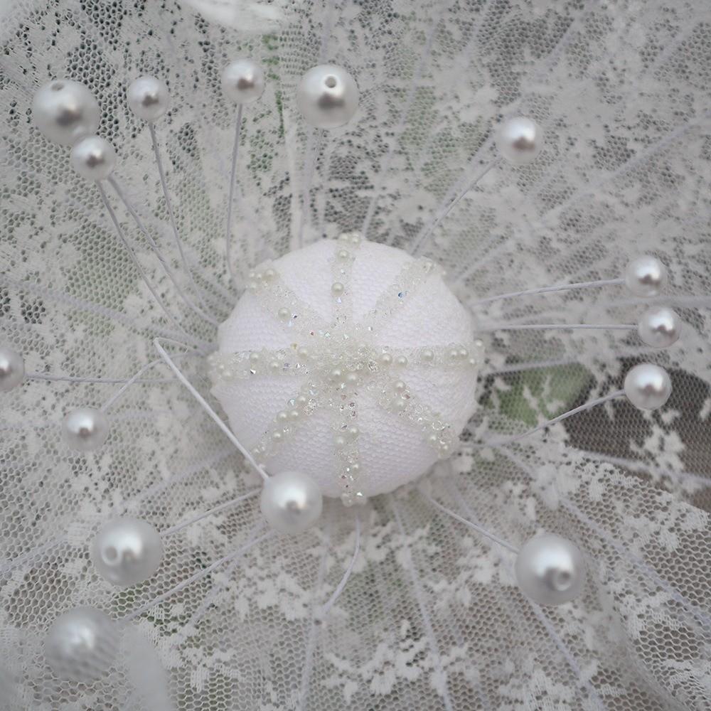 White Lace Organza Flower Decoration Artificial Yarn Faux Flower Artificial Gauze Flowers Giant Flower Handmade