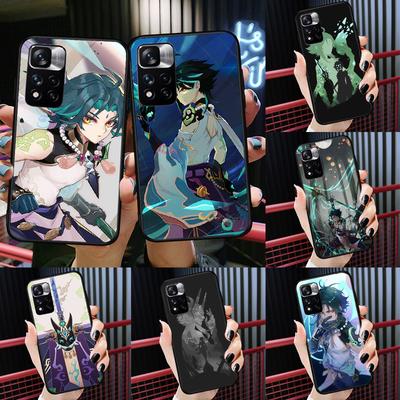 Genshin Impact Xiao Case For Xiaomi Redmi 14C 13C 10C 12C Redmi Note 13 14 Pro 12 11 9 10 9S 10S 11S 12S Cover