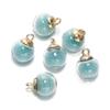 10Pcs Charms Quicksand Transparent Glass Ball 16mm Pendants Findings for Earrings Necklace Pendant DIY Jewelry Making Supplies