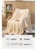 Velvet Coral Fleece Blanket for Baby, Nap, Sofa, and Bed - Pineapple Grid Design
