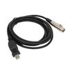 Low Noise USB to XLR Microphone Cable Plug and Play Studio Audio Mic Connector  PC / Laptop Audio