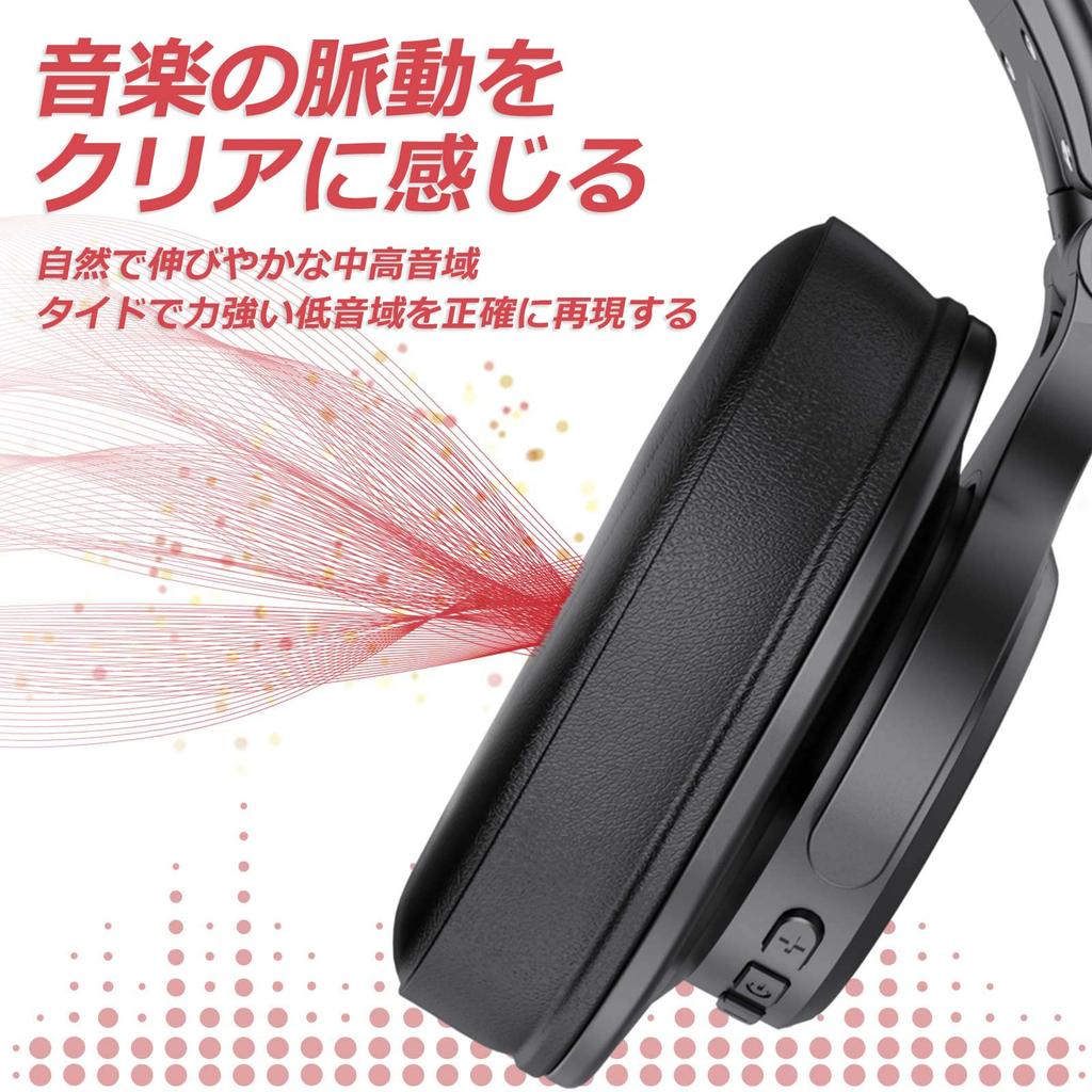 OneOdio A70 Bluetooth Over-Ear Wireless Headphones 72H Playback 3.5mm 6.35mm Jack Studio Monitoring Mixing DJ Guitar Amp Laptop PC Tablet