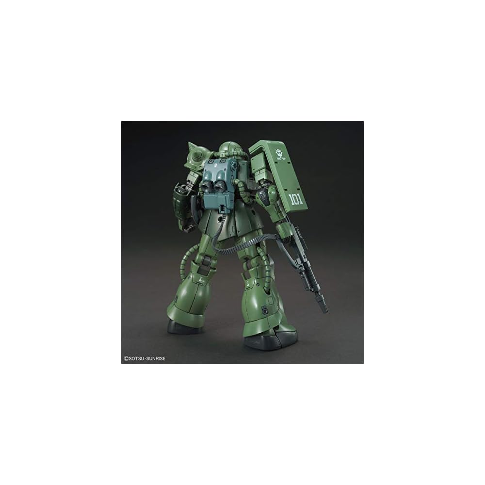 Bandai Spirits HG Mobile Suit Gundam The Origin Zaku II C-6/R6 1/144 Scale Color-Coded Plastic Model Kit