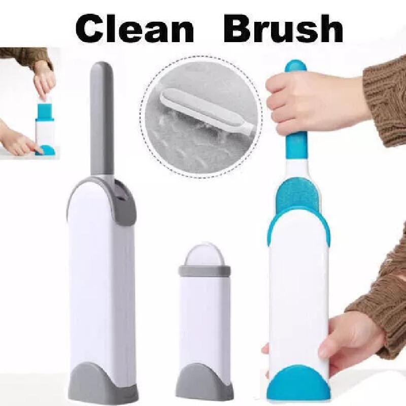 Double Self Cleaning Sided Lint Brush Reusable Sofa Pet Dog Cat Hair Fur Remover