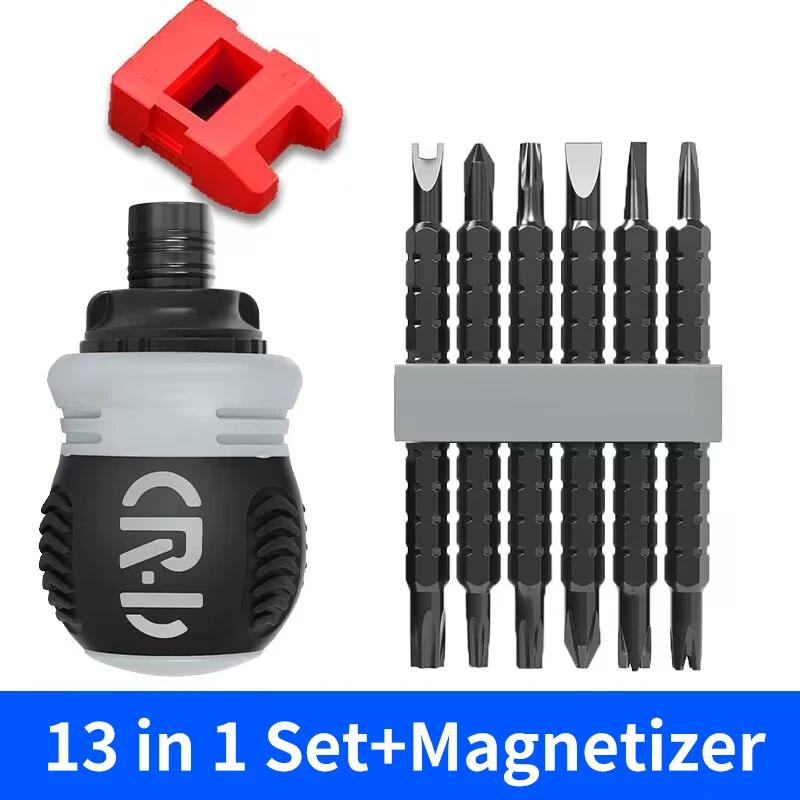 Mini Ratchet Screwdriver Magnetic Phillips Slotted Labor Saving Construction Hand Tools Reversing Screwdriver Industrial Driver