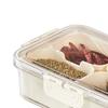 Plastic Storage Box Multi Grids Fridge Food Divider Box for Dumpling Vegetable Fruit Seasoning