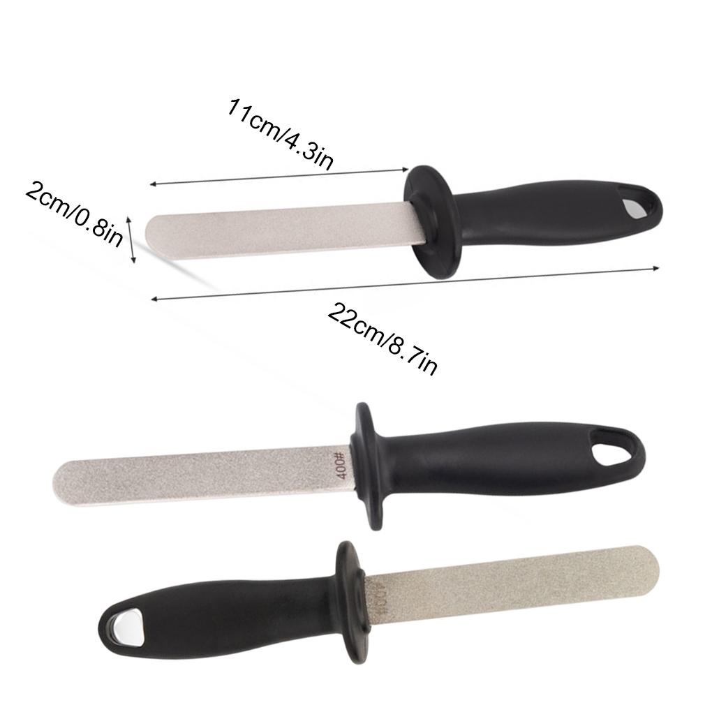 Professional Sharpener Lightweight Rod High Hardness Stick Kitchen ABS Grindstone Design Sharpening Stone Chef Tool