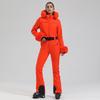 Women's Slim-Fit Double Board Windproof Ski Suit - Waterproof, Thickened, Warm, for Extreme Cold