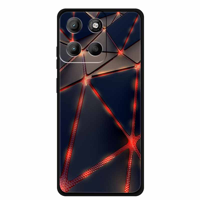 For Motorola Moto G15 4G Case G15Power 2025 New Fashion Black TPU Shockproof Phone Cases For Moto G15 Power Etui Fundas MotoG15