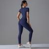 New T-shirt, Quick Drying Yoga Suit, Short Sleeved Slim Fit Fitness Top, Cover Up Shirt, Outdoor Running Sports Suit, Women's