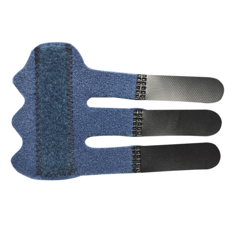 Steel Plate Finger Splint for Tendon Injuries - Joint Protector & Support Bandage for Tenosynovitis in Index and Middle Fingers, Adult Size