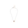 Swarovski Gema Symmetrical Heart Cubic Zirconia Necklace Women Necklace Pink 5653007