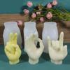 Three Faiths Hand Gesture Candle Mold for DIY Aroma Candles & Diffusers