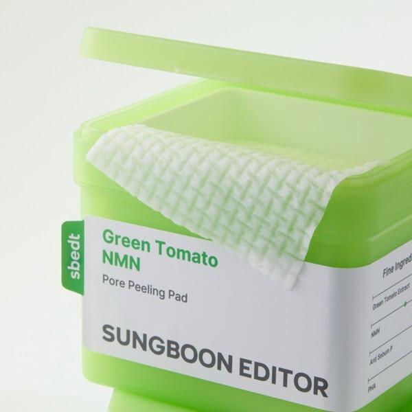 SUNGBOON EDITOR Green Tomato NMN Pore Peeling Pad 60pads