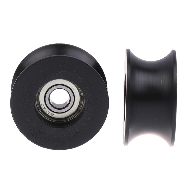 1Pcs 8*40*20.5Mm Nylon Roller Bearings 0840Uu 8Mm Groove Guide Pulley Sealed Rail Groove Ball Bearing Wheel