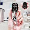 4 Buttons Shell Cap Tag Remote Holder For Honda Accord Civic Crv Jazz Hr-V Hrv 2013 2014 Tpu Car Key Fob Cover Case