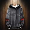 Suit Gold Velvet Hooded Sweater Men's Plus Size Men's Trend Handsome Sports Two-piece Trend