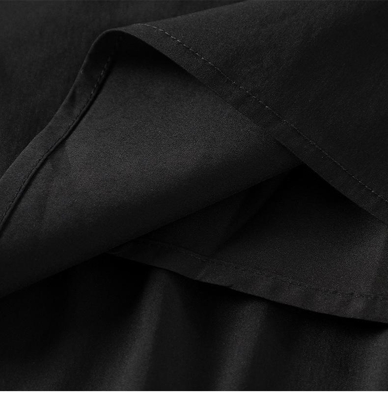 Hepburn-Inspired Women's Black Coat with Dress, Perfect for Petite Figures, Spring/Autumn/Winter, High-End Aesthetic
