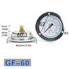 High Accuracy Pressure Measurement Gauges Equipment Maintenance Pressure Gauges Simple To Operate for Industrial Setting